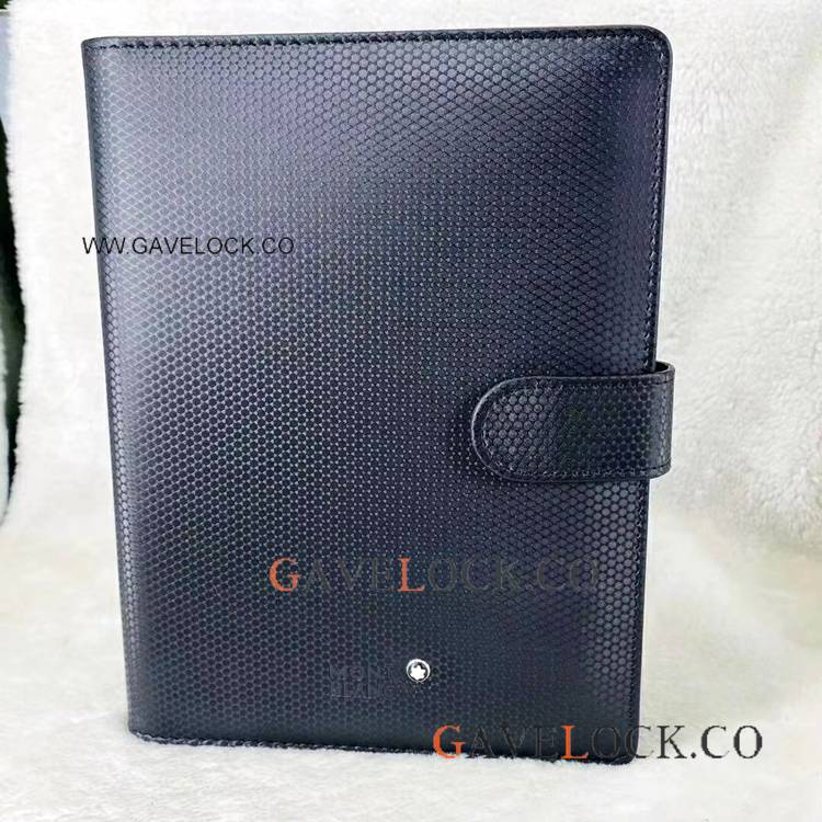 Nice Quality Mont Blanc A5 Leather Notebook - 100 Page